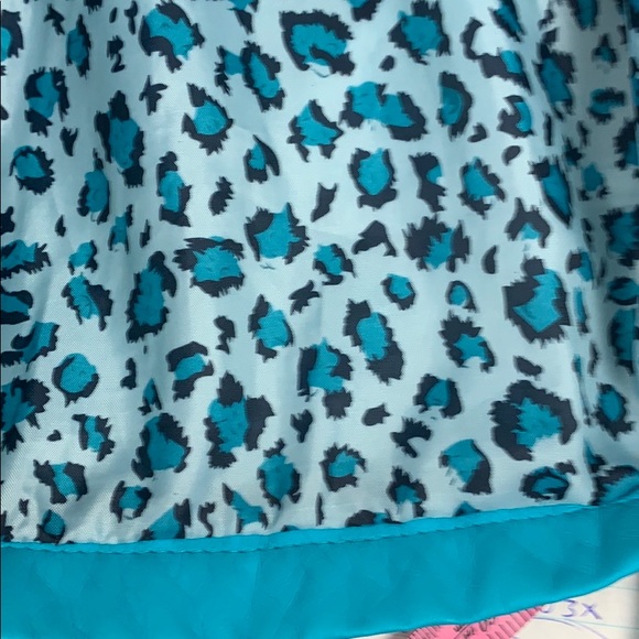 Dollhouse teal button cropped jacket Med - Picture 6 of 7